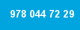 978 044 72 29 978 044 72 29